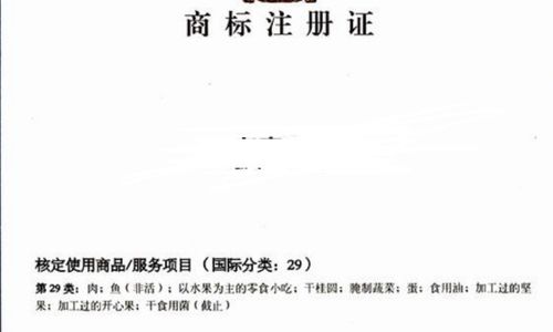 工商注冊(cè)29類包括哪幾項(xiàng)